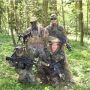 moi et des joueurs d'airsoft en dplacement en pays 